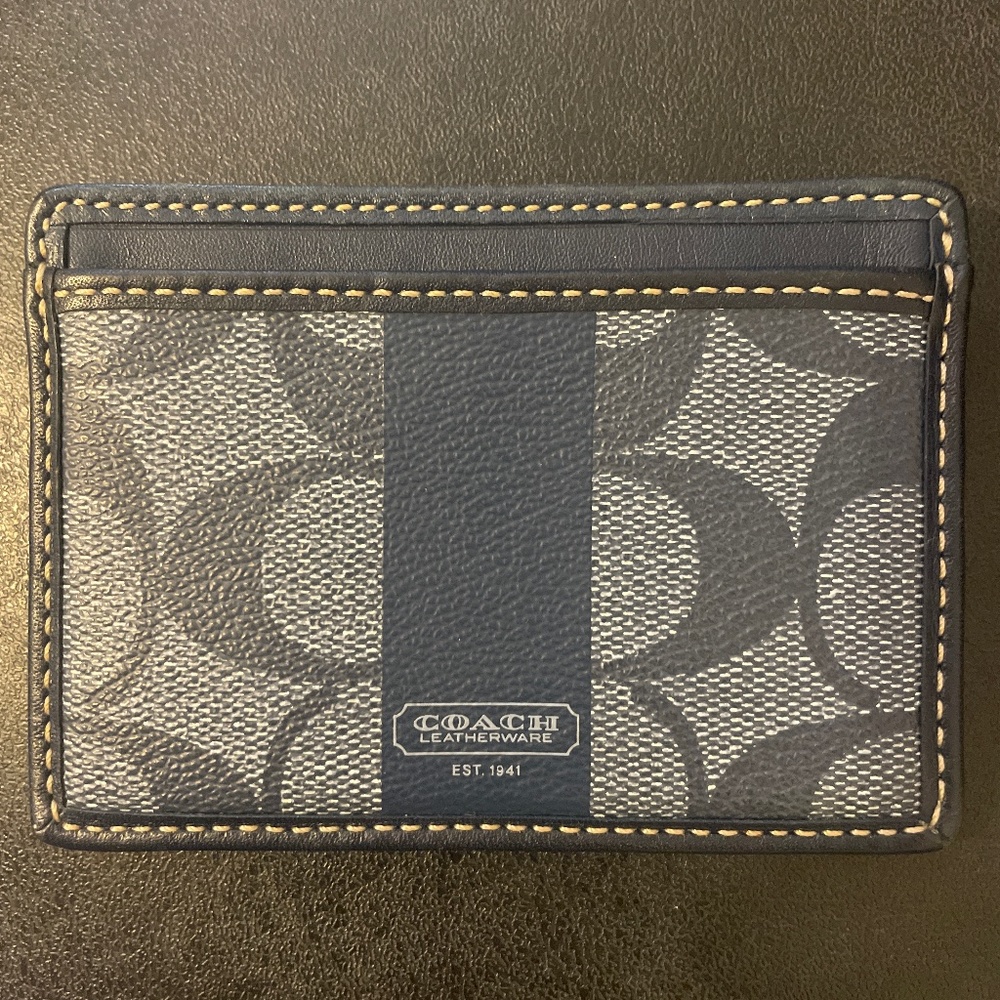 Coach card holder